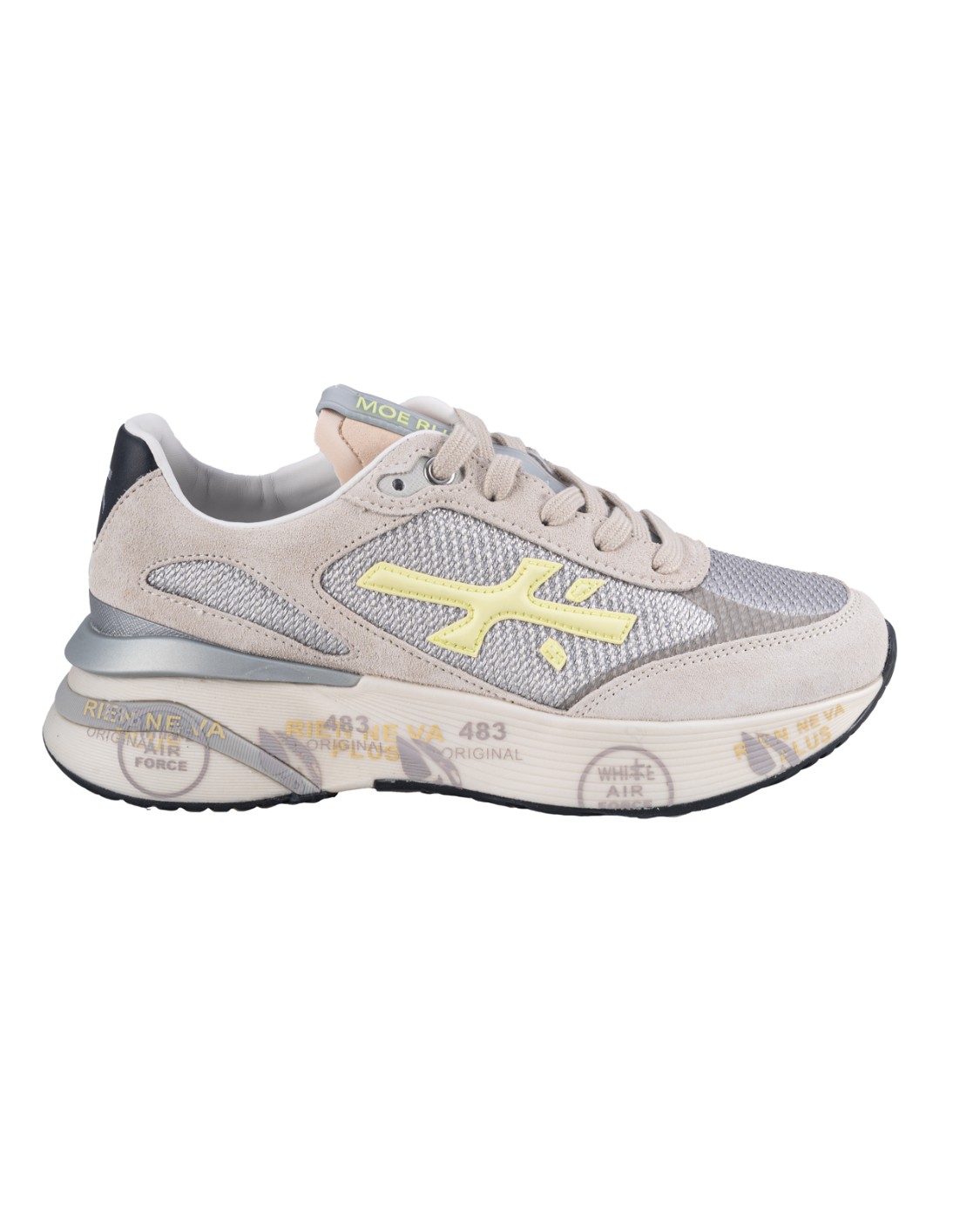 shop PREMIATA  Scarpa: Premiata sneakers "Moerund 6988".
Logo PREMIATA.
Suola leggera in contrasti di colore.
Composizione: Suola: 70% pebax 20% gomma 10% tpu tomaia: 80% pelle di vitello 10% pl 5% ea 5% pu fodera: 86% pelle di capra 14% pu.
Prodotto in Vietnam.. MOERUND 6988-G number 9474097